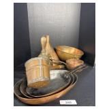 Brass Kitchen Items.