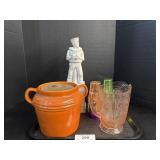 WW2 Commemorative Statue, Ceramic Jar.