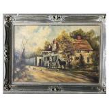 Framed R.G. Welsch Oil Painting.