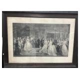 Ritchie Engraving, Lady Washingtonï¿½s Reception.