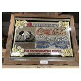 Coca-Cola Advertising Mirror.