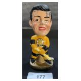 Chalkware Boston Bruins Hockey Bobblehead.