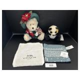 Coach Handkerchief, Steiff Panda Stuffed Animal.