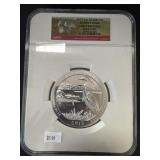 5 OZ Silver Bombay Hook Coin.