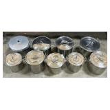 9 Restaurant Stock Pots.