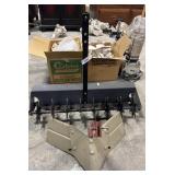 Single Bottom Plow & a Lawn Aerator.