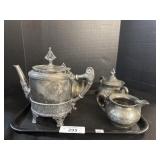Silver Plated Tea Set.
