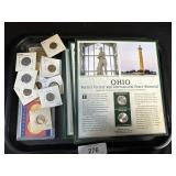 Assortment Of State Quarters, Bicentennial Coins.