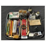 Advertising Pens, Pencils, Lighters. Ink.