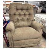 Clean Tufted Reclining Arm Chair.