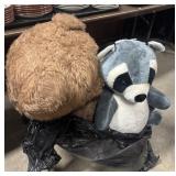 2 Large Stuffed Animals.