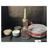 Mobil Oil Advertising Bottle, Canteen.