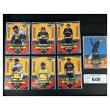 Topps Baseball Trading Cards W/ Pieces Of Jerseys.