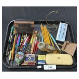 Souvenir Floater Pens, Deer Hoof Inkwell.