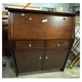Solid Mahogany Slant Front Desk.
