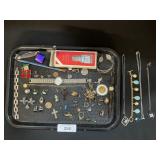 Costume Jewelry, Pendants, Watches.