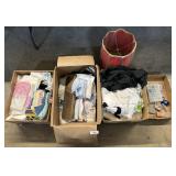 Souvenir Pennants, Handkerchiefs, Clothes.