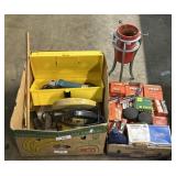 Oil Filters, Circular Saw, Angle Grinder.