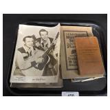 FNB Ephemera, Wilburn Bros Autograph.