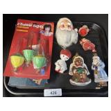 Various Christmas Ornaments.