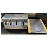 Lincoln Beautyware Canister Set, Utility Cart.