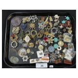 Costume Jewelry Brooches, Enamel Pins.
