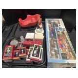 Christmas Train Set, Hallmark Ornaments.