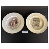 Milton Hershey Advertising Collector Plates.