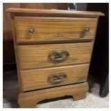 Mid Century Oak Night Stand.