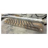 Wooden Ramps, Square Steel Beam, Threaded Steel