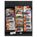 13 NOS Die Cast Matchbox Cars.