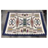 Native American-Style Geometric Tapestry.