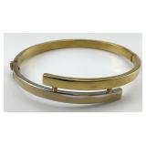 R.C. 18KT Italian Gold Wrapped Bangle.
