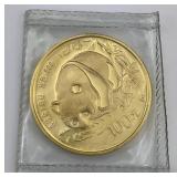 1 Oz Fine Gold 1987 Chinese Panda Coin.