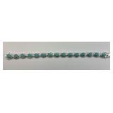Sterling Silver Turquoise Bracelet.