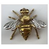 14KT Gold & Ruby Bee Pin.