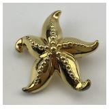 14KT Gold Carla Starfish Pin.