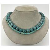 Pair of Turquoise Navajo Necklaces.
