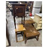(3) Mid Century Side Tables.