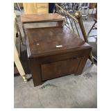 Rustic Oak Lane Accent Table.