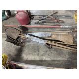 Lawn & Garden Tools, Shovels, Brooms, Pitch Forks.