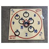 Vintage Hawaiian Ring Toss Game.