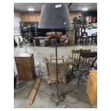 Twisted Wrought Iron Floor Lamp.