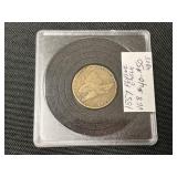 1857 Flying Eagle One Cent Coin.