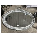 Metal Framed Mirror. 37lx42w. Good condition.