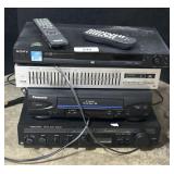 Realistic Equalizer & Receiver, VCR & DVD.