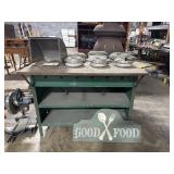 Vtg Catering/Buffet Serving Table.