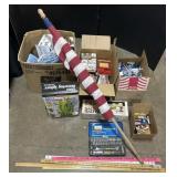 USA Flag, Socket Set, Watering Spheres.