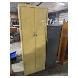 (2) Vtg Steel Cabinets.