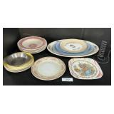 Vintage Dinner Plates & Serving Platters.